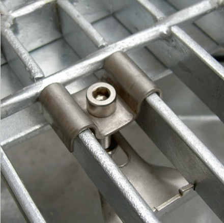 Fixing Grating Clips with M10 Bolts
